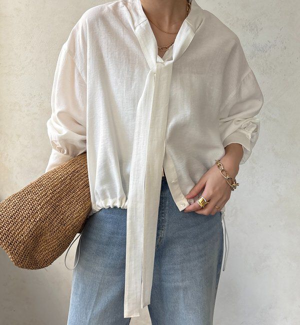  「棒タイスピンドルシャツ」|シャツ・ブラウス|