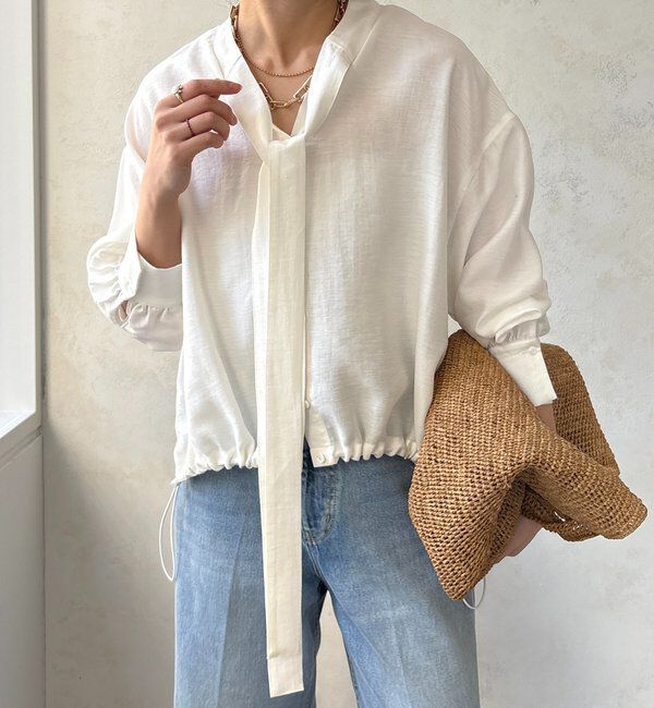  「棒タイスピンドルシャツ」|シャツ・ブラウス|