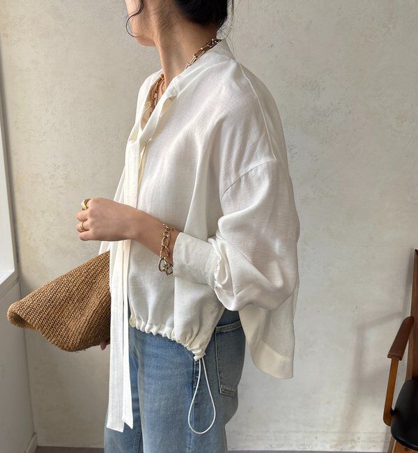  「棒タイスピンドルシャツ」|シャツ・ブラウス|