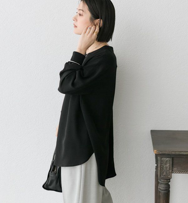  「【さらっと着やすい！/冷房・日焼け対策◎】ジョーゼットポケットブラウス」|シャツ・ブラウス|