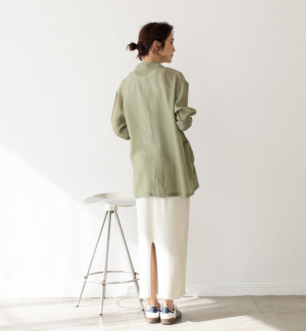  「【マイナス3kg/レビュー高評価☆】リブタイトスカート」|スカート|