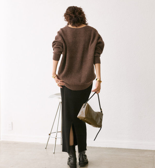  「【マイナス3kg/レビュー高評価☆】リブタイトスカート」|スカート|