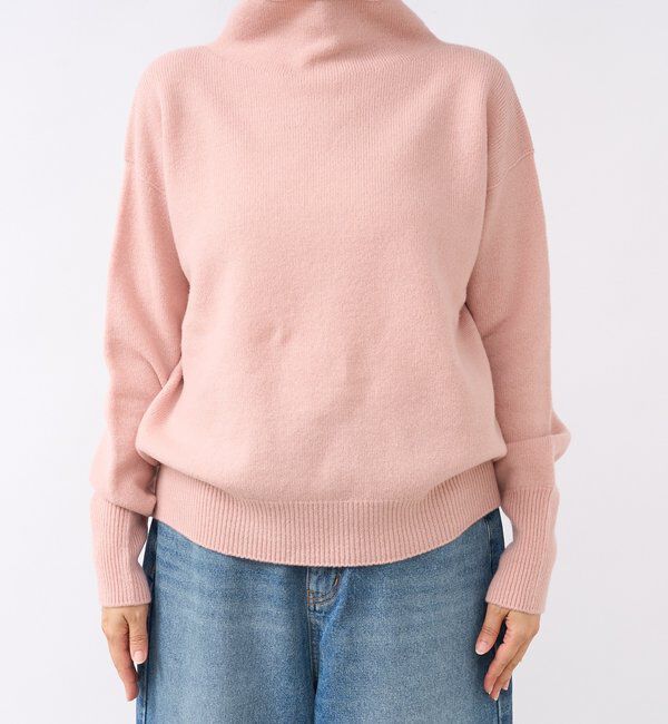  「【5色展開/万能トップス】ウール100NEWボトルネックニット」|ニット・セーター|