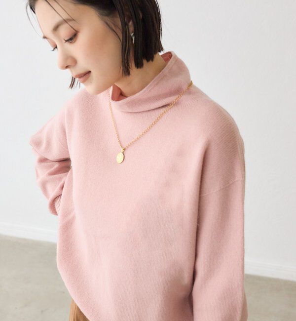  「【5色展開/万能トップス】ウール100NEWボトルネックニット」|ニット・セーター|