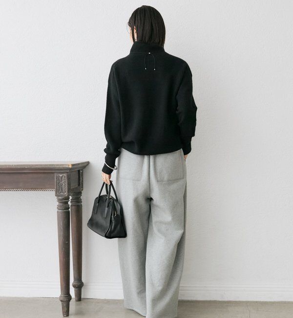  「【5色展開/万能トップス】ウール100NEWボトルネックニット」|ニット・セーター|