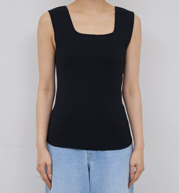  「スクエアネックタンク」|ニット・セーター|