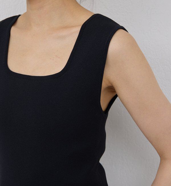  「スクエアネックタンク」|ニット・セーター|