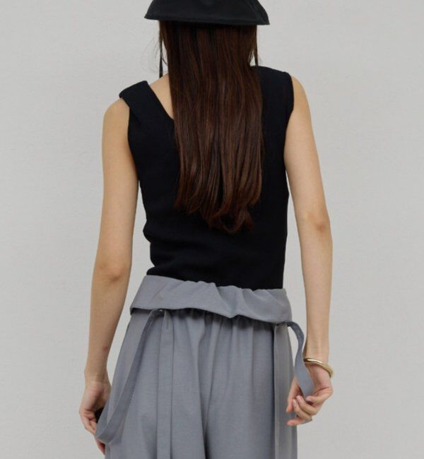  「スクエアネックタンク」|ニット・セーター|