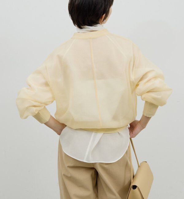  「【手洗い可】グロスシアープルオーバー」|ニット・セーター|