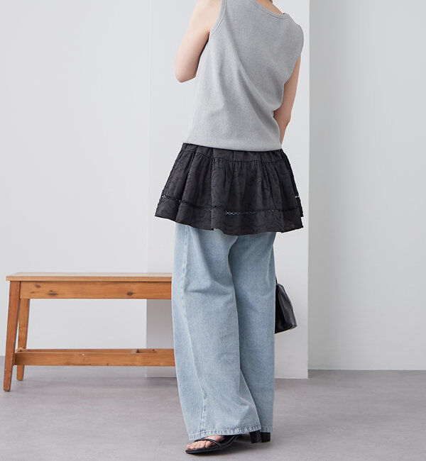  「テレコスリーブレスT」|キャミソール|