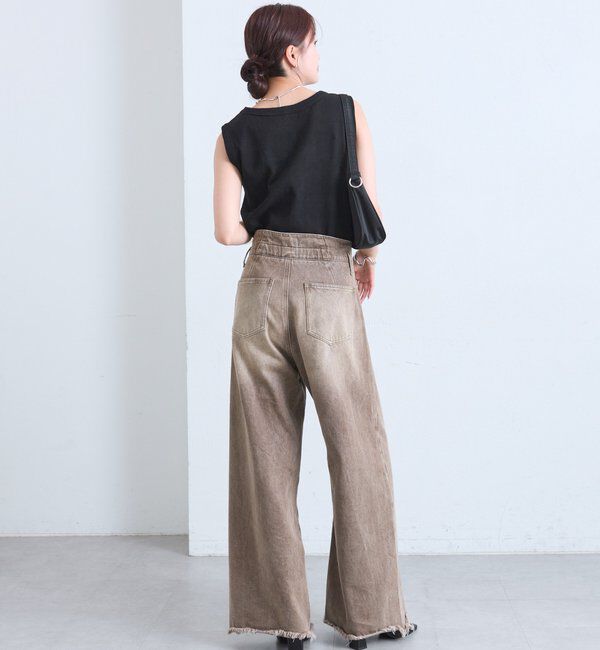  「テレコスリーブレスT」|キャミソール|