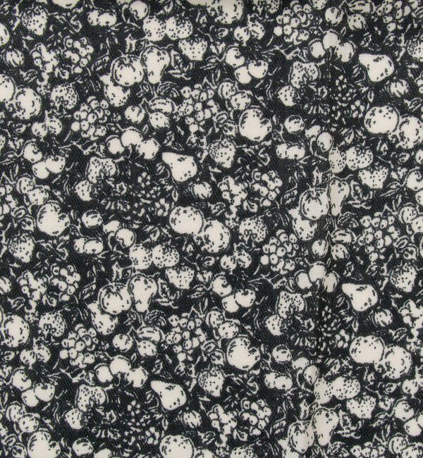  「モノクロフラワー スカーフ」|バンダナ・スカーフ|