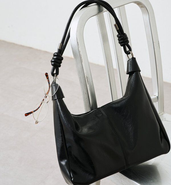  「結び目ショルダーBAG」|トートバッグ|ブラック