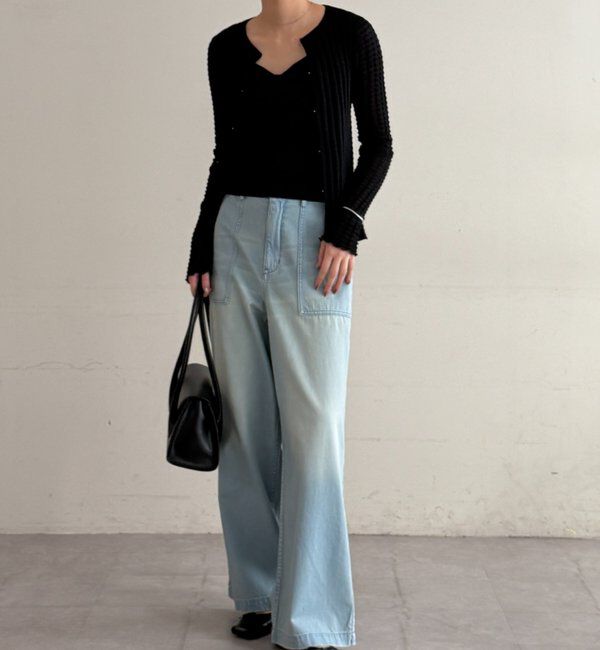  「ベイカーデニムパンツ」|デニム|