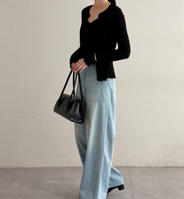  「ベイカーデニムパンツ」|デニム|