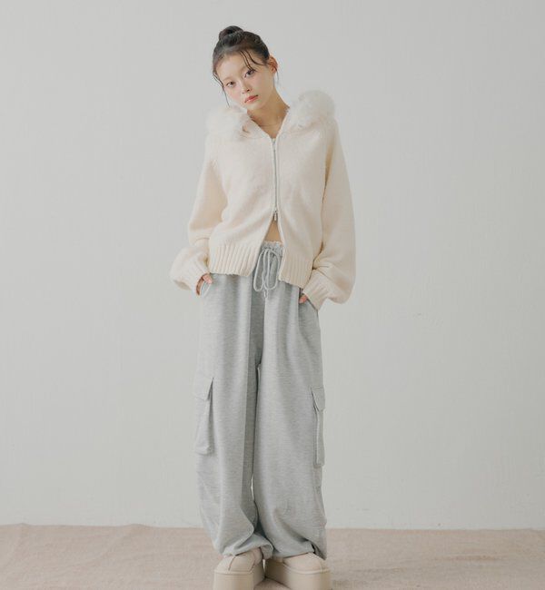  「ワイドカーゴパンツ」|チノ|