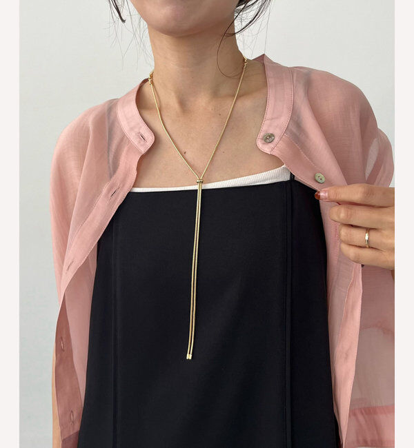  「【ベストセラー】〈GOLDY/ゴールディ〉スライドカービーネックレス」|リング|