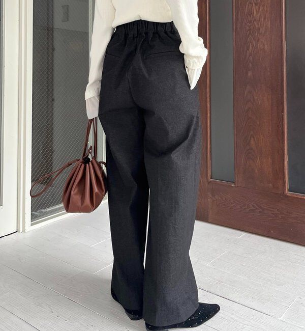  「【選べる4サイズ展開】2タックコットンパンツ」|チノ|