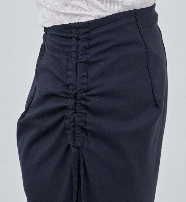  「【26SS予約】サイドギャザースカート」|スカート|