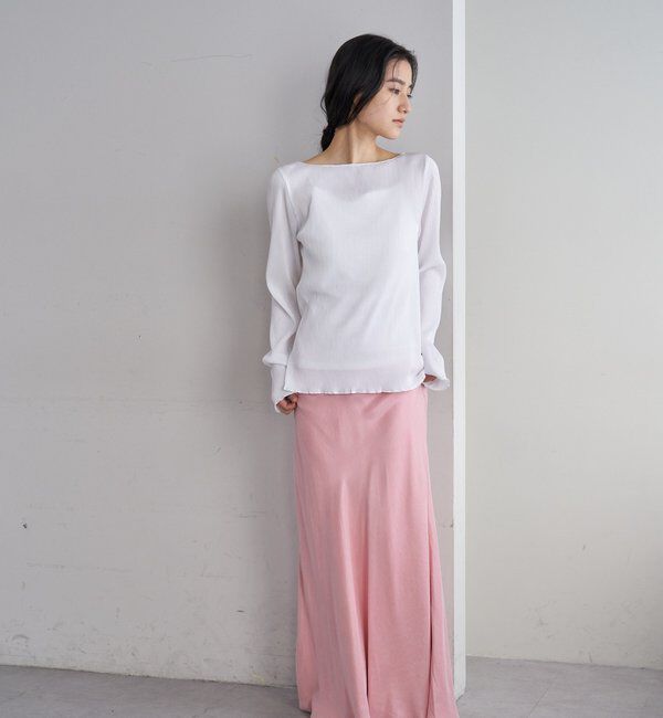  「【26SS予約】プリーツカーディガン」|シャツ・ブラウス|