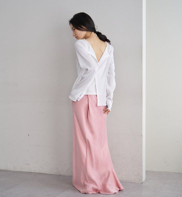  「【26SS予約】プリーツカーディガン」|シャツ・ブラウス|