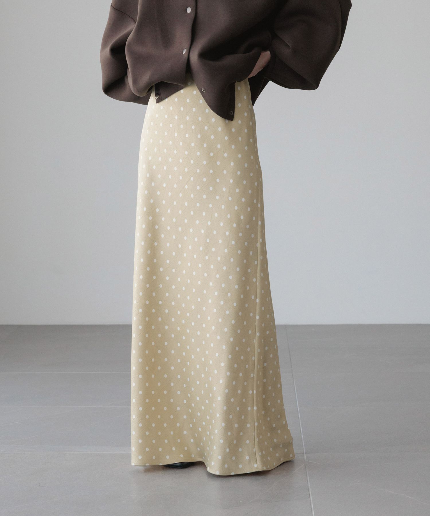 LOWRYS FARM「ストレッチサテンスカート」|スカート|その他４