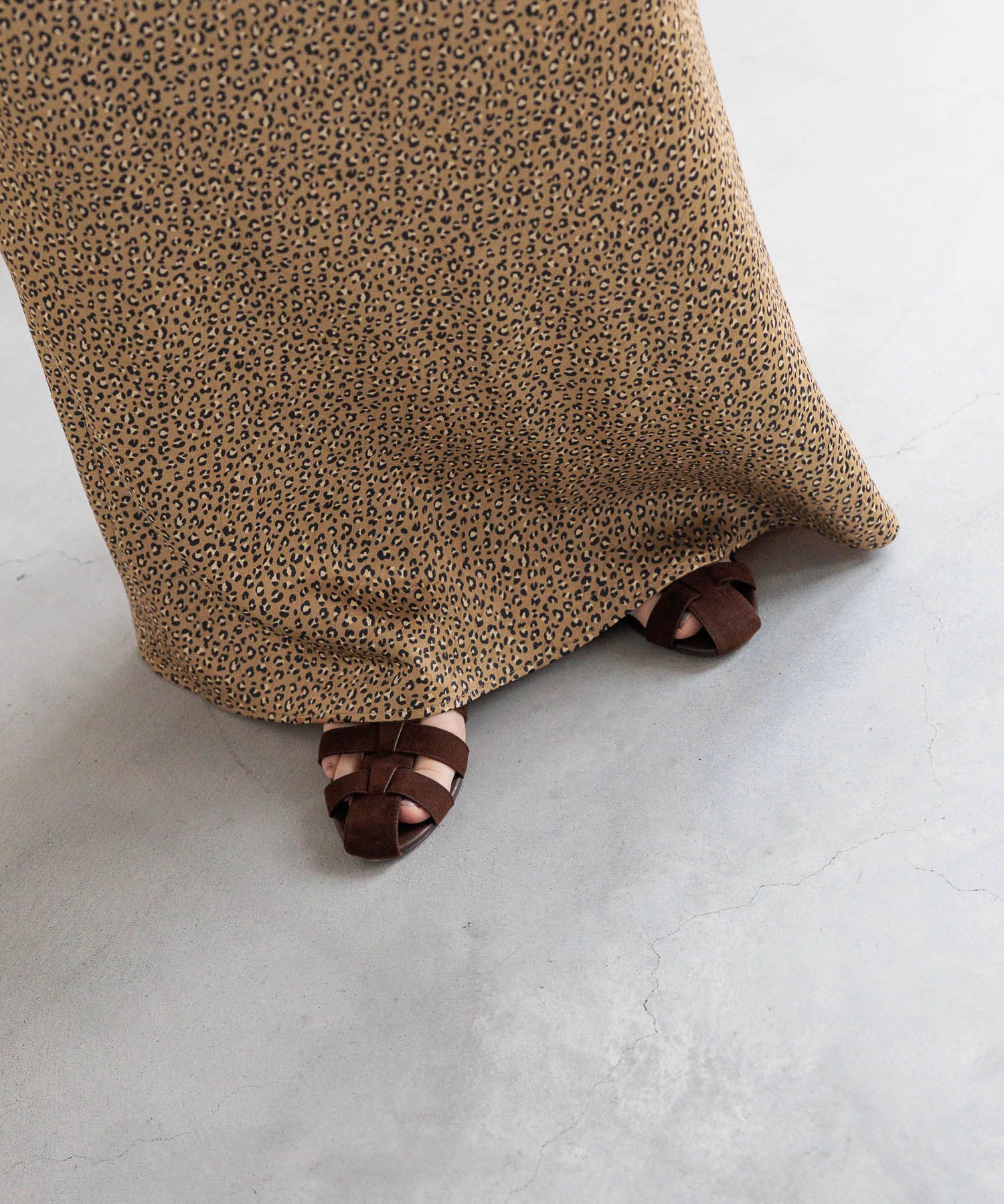 LOWRYS FARM「ストレッチサテンスカート」|スカート|