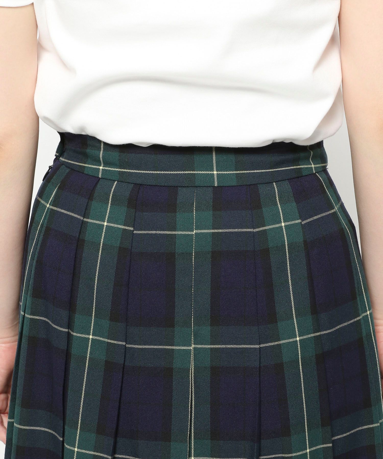 LOWRYS FARM「チェックキルトプリーツスカート」|スカート|