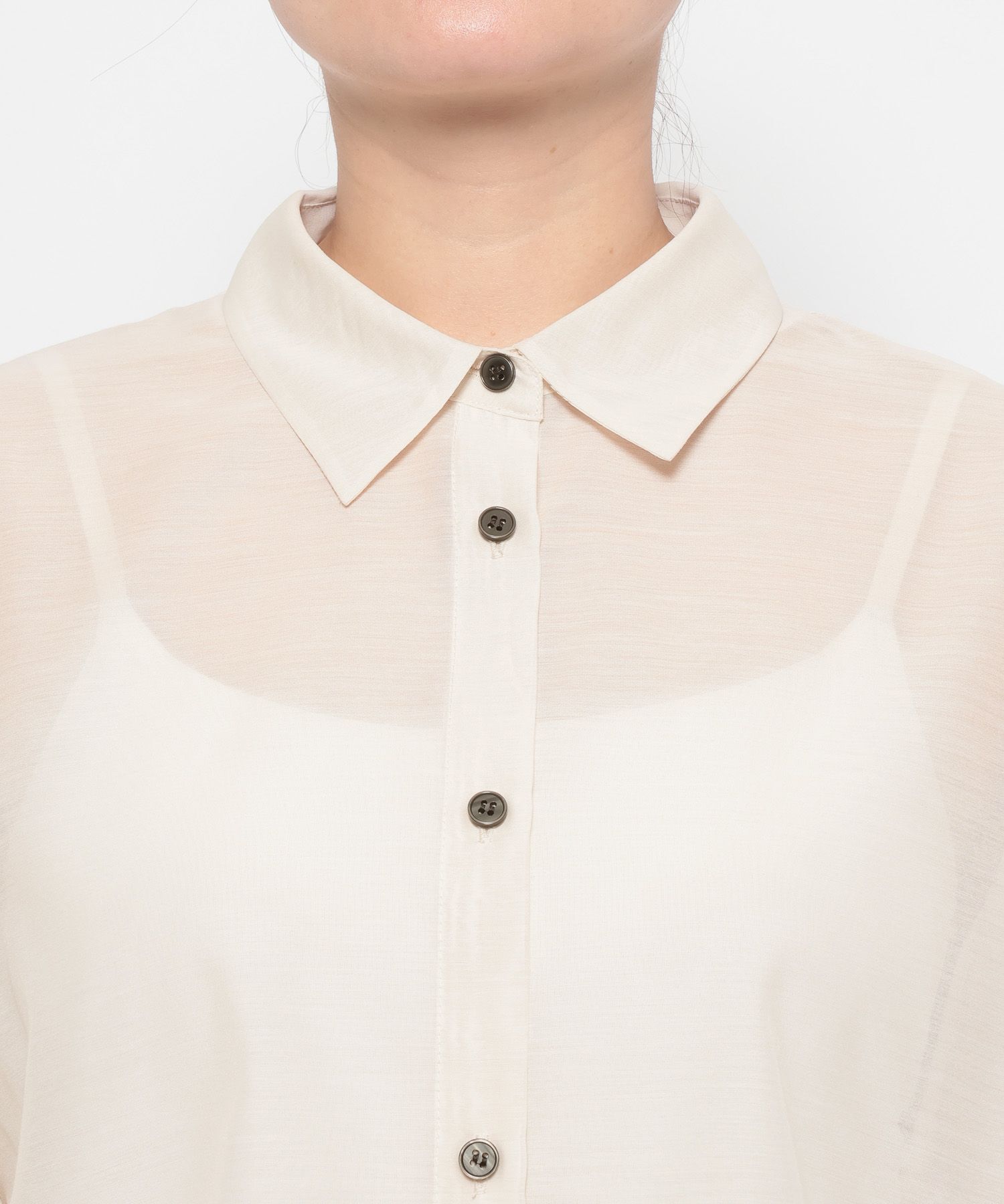 LOWRYS FARM「シアーシャツLS」|シャツ・ブラウス|