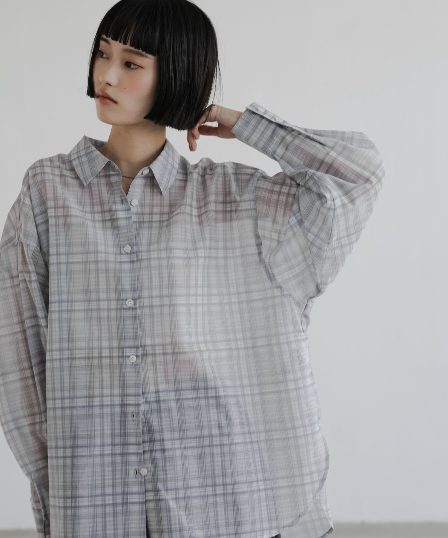 LOWRYS FARM「シアーシャツLS」|シャツ・ブラウス|