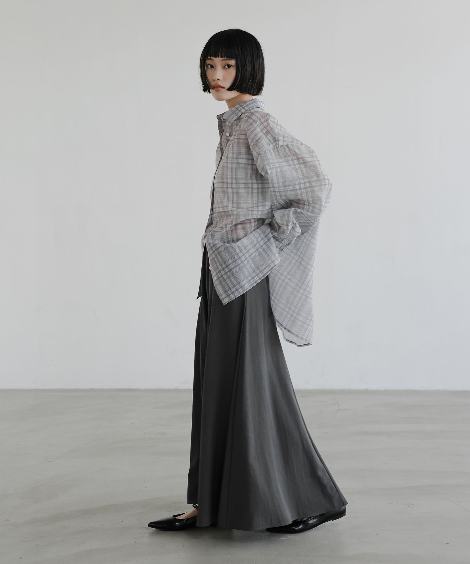 LOWRYS FARM「シアーシャツLS」|シャツ・ブラウス|