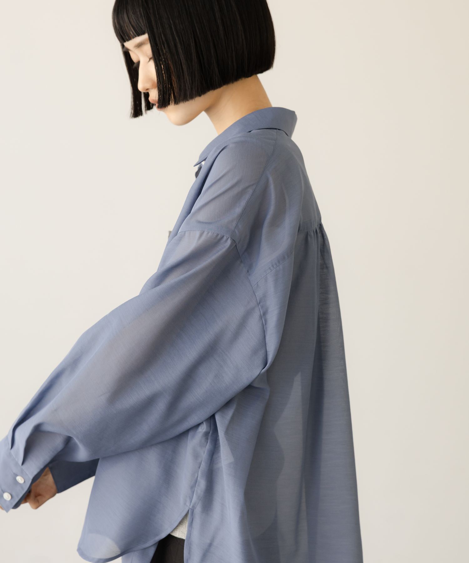 LOWRYS FARM「シアーシャツLS」|シャツ・ブラウス|