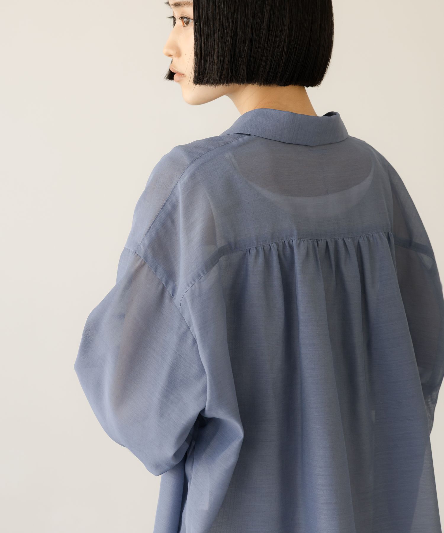 LOWRYS FARM「シアーシャツLS」|シャツ・ブラウス|