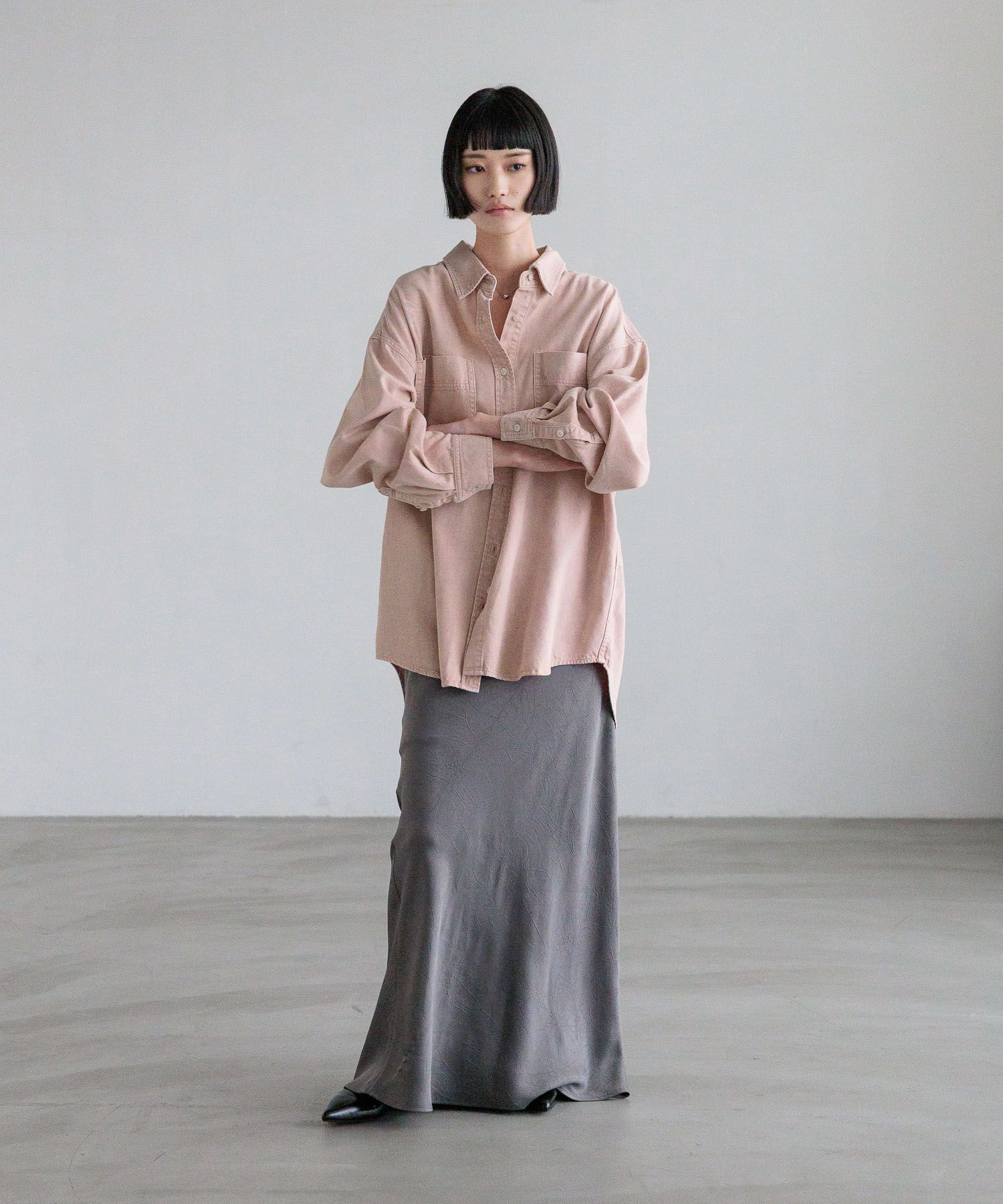 LOWRYS FARM「アソートデニムＢＩＧシャツ」|シャツ・ブラウス|