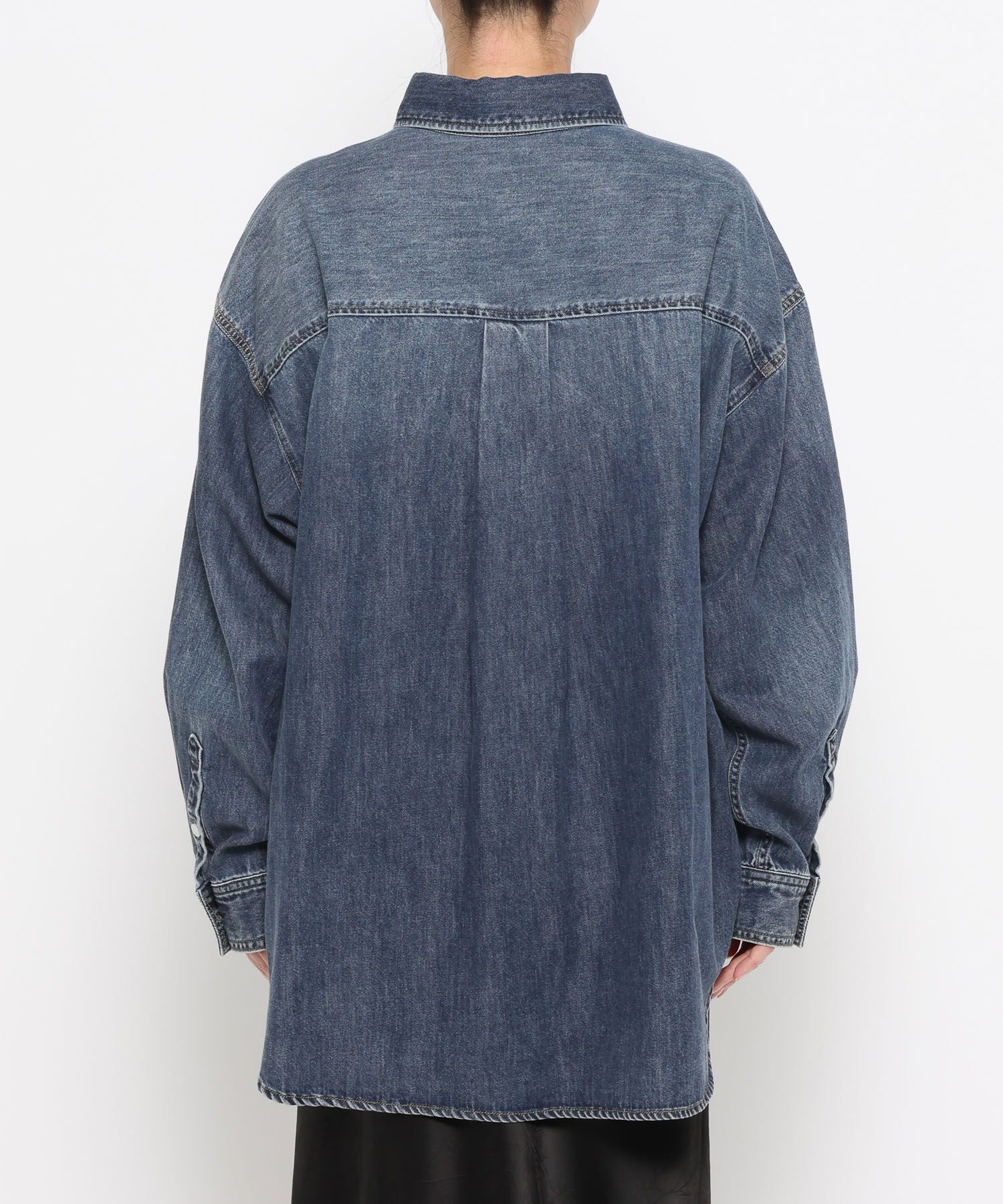 LOWRYS FARM「アソートデニムＢＩＧシャツ」|シャツ・ブラウス|