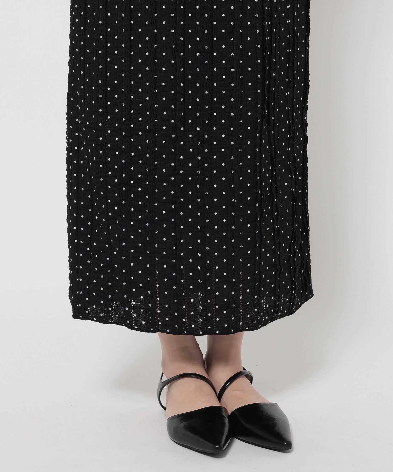 LOWRYS FARM「チビフリルカットタイトスカート」|スカート|