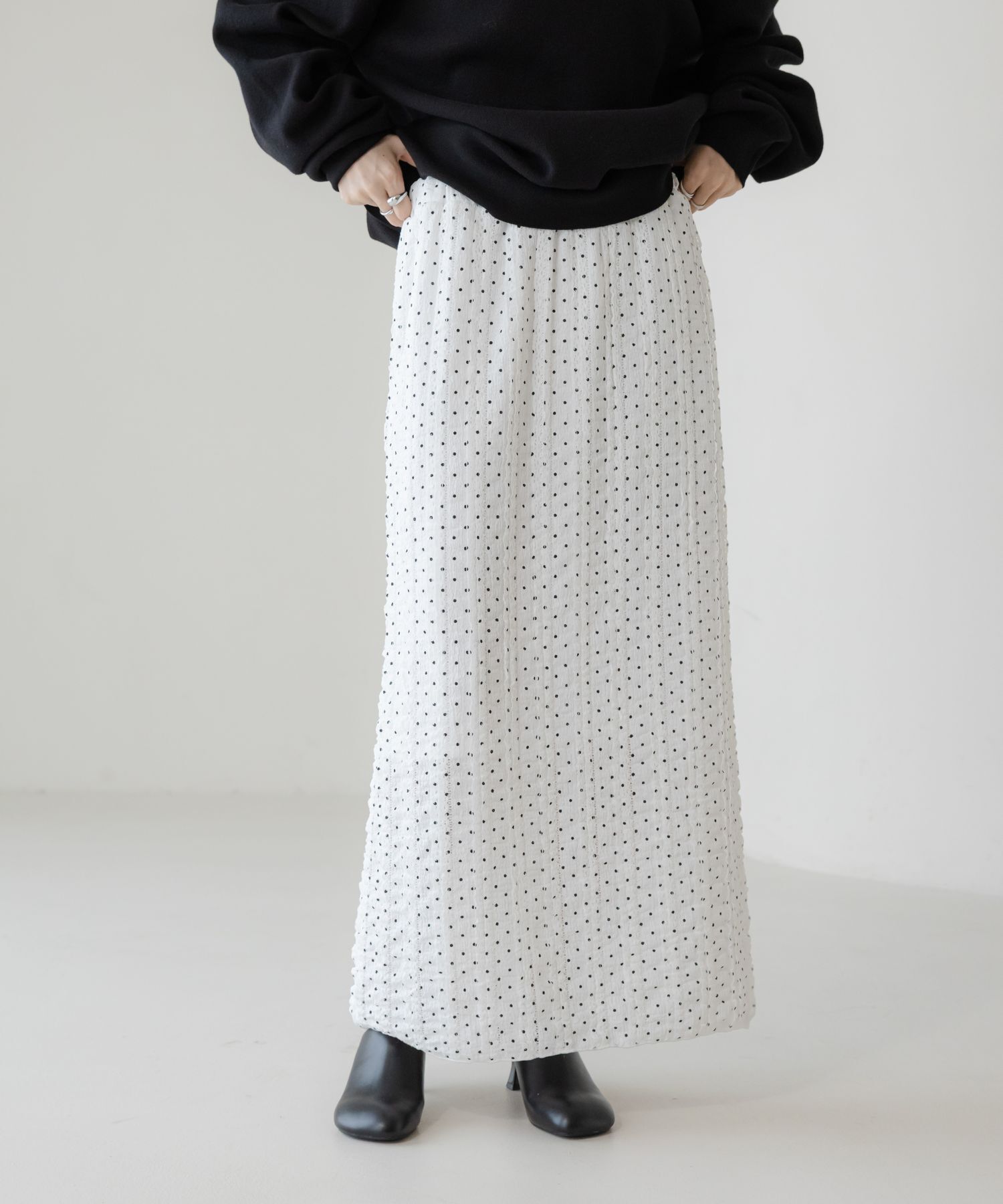 LOWRYS FARM「チビフリルカットタイトスカート」|スカート|IVOﾄﾞｯﾄ