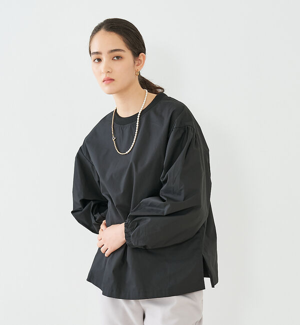 collex「袖ボリュームプルオーバー」|シャツ・ブラウス|ブラック