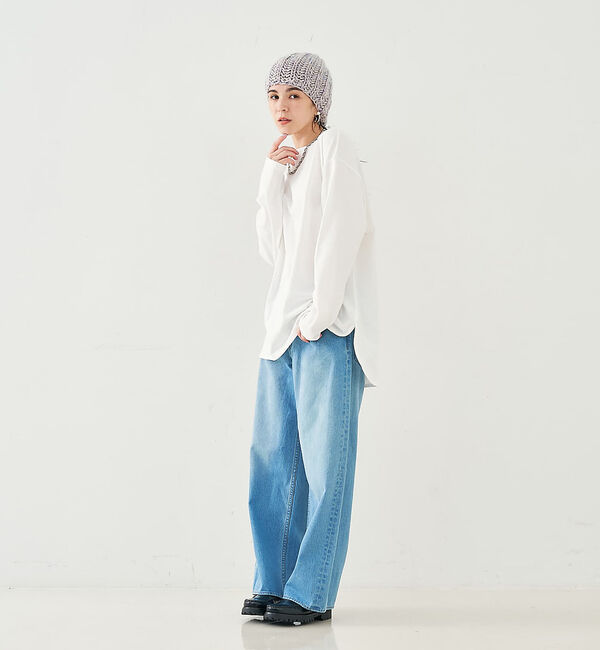 collex「バックボタンカットプルオーバー」|Tシャツ・カットソー|