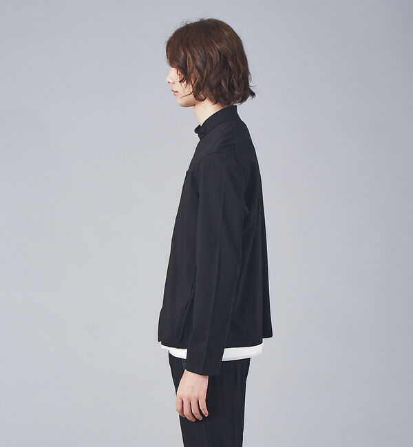 ABAHOUSE「ジャージー セミダブル ライダース ブルゾン」|ライダースジャケット|