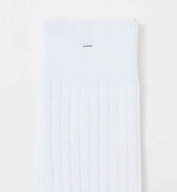 ABAHOUSE「【定番】無地 リブ カラーソックス」|ソックス|