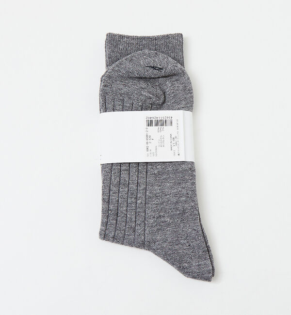 ABAHOUSE「【定番】無地 リブ カラーソックス」|ソックス|