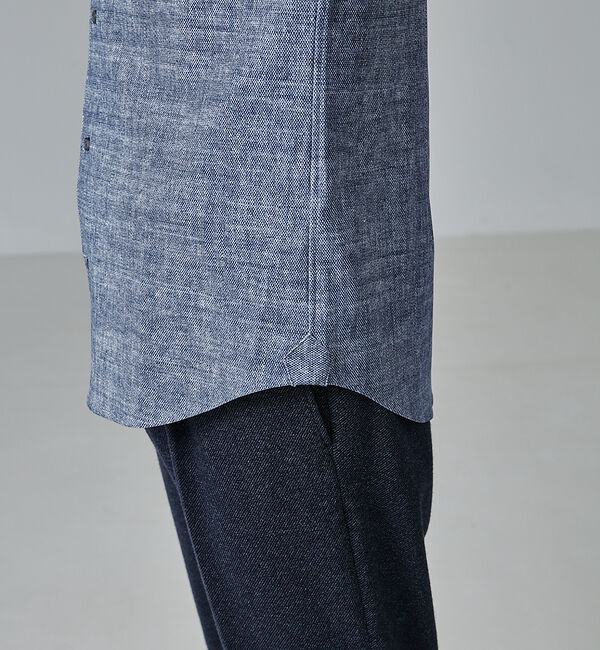 ABAHOUSE「【FLEX SHIRTS】DryMoment シャンブレー シャツ」|シャツ・ブラウス|