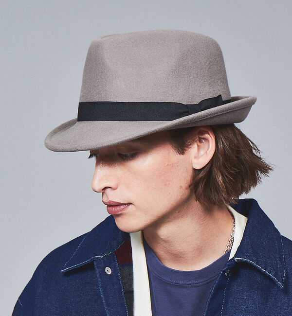 ABAHOUSE「【RUBEN/ルーベン】フェルトハット / FELT HAT / RUS-116」|その他|グレージュ