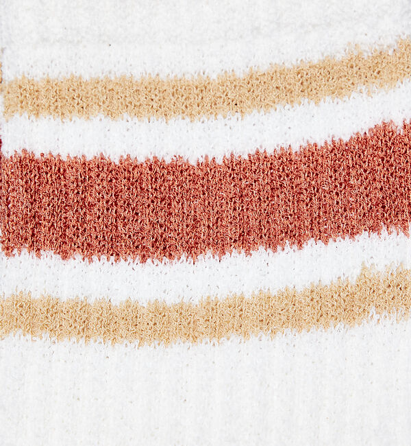 ABAHOUSE「【YUQRI】puff pile short crew＆line crew /」|ソックス|