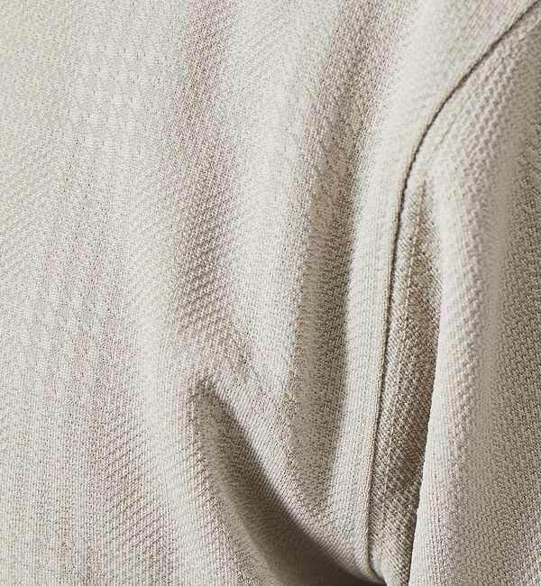 ABAHOUSE「【チェック柄】ジャガード クルーネック 長袖 Tシャツ」|Tシャツ・カットソー|