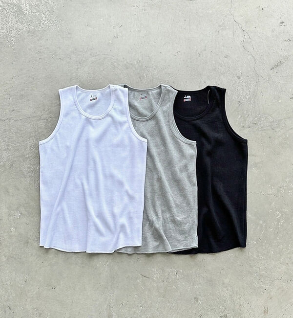 ABAHOUSE「【SCREEN STARS /スクリーンスターズ】サーマルタンクトップ/ ワッフ」|キャミソール|