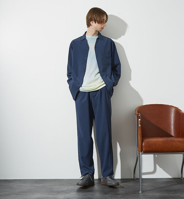 ABAHOUSE「【グラデーション】グラフィックプリント 半袖Tシャツ」|Tシャツ・カットソー|