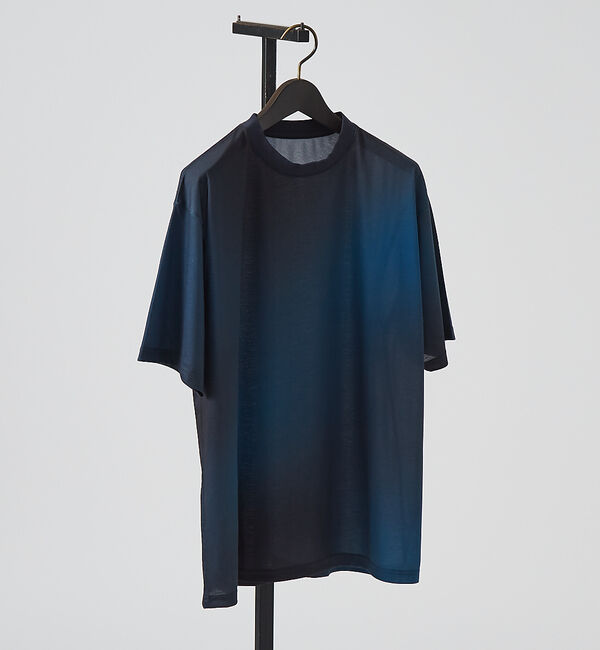 ABAHOUSE「【グラデーション】グラフィックプリント 半袖Tシャツ」|Tシャツ・カットソー|