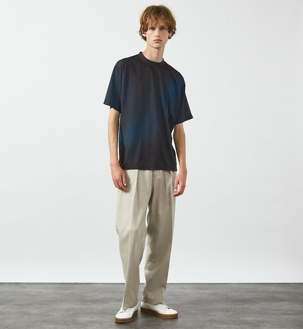 ABAHOUSE「【グラデーション】グラフィックプリント 半袖Tシャツ」|Tシャツ・カットソー|